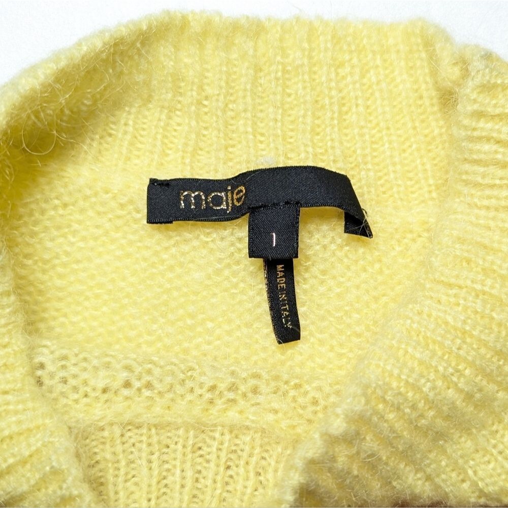 Maje Mohair Millao Striped Sweater - Picture 12 of 15